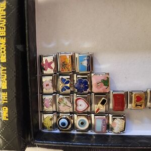 Colorful Charm Bracelet Links